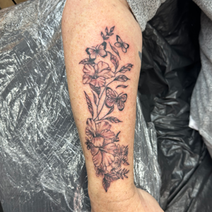 Blumen tattoo